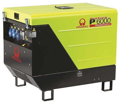 картинка Дизельный генератор Pramac P6000, 400V, CONN, DPP, в кожухе от компании Нова Механика
